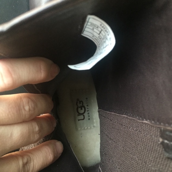 UGG Australia Finnegan espresso leather boots - Picture 7 of 7